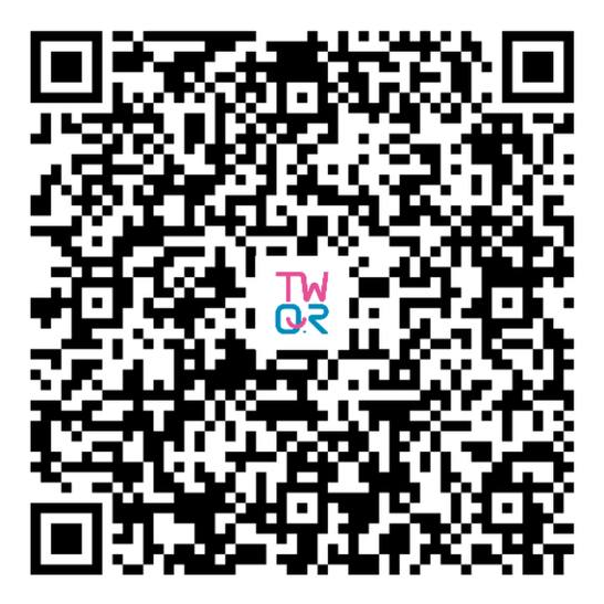 中國信託轉帳 QR Code，銀行代碼 822 帳號 107540213344