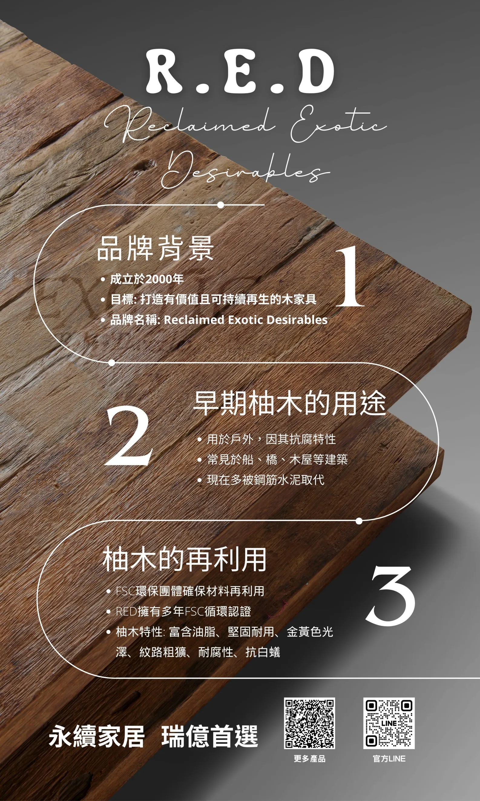 R.E.D. 循環系列|每一塊老木頭,都有一段捨不得丟的故事