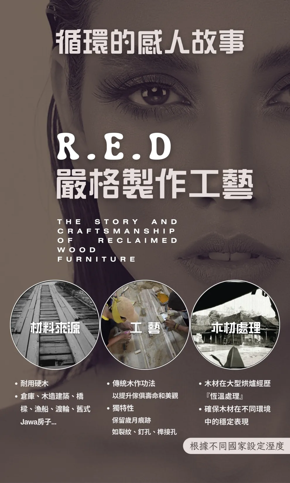 R.E.D. 循環系列｜每一塊老木頭，都有一段捨不得丟的故事